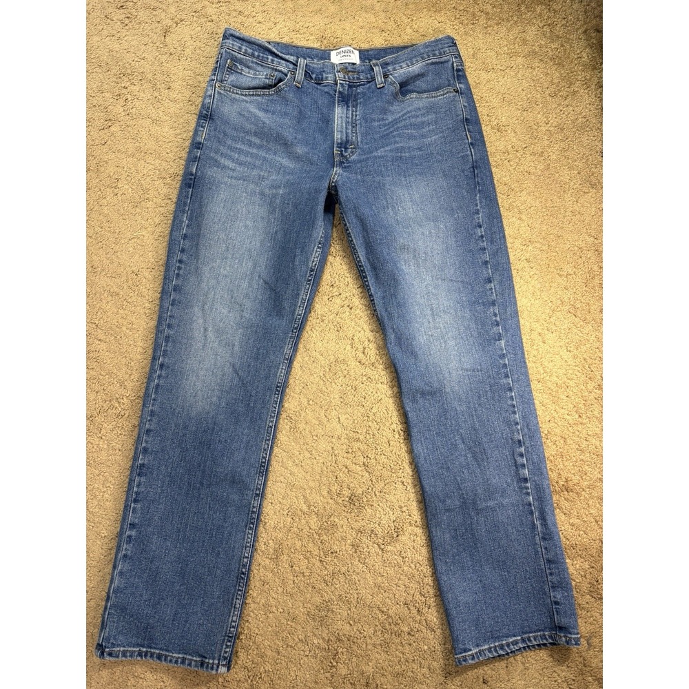 Denizen Levis 218 Straight Jeans Men 33x30 Mid Rise Blue Denim Preppy